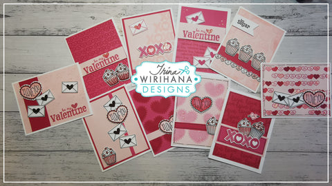 Valentine Cards x 10 with Trina Wirihana - Online Craft Class