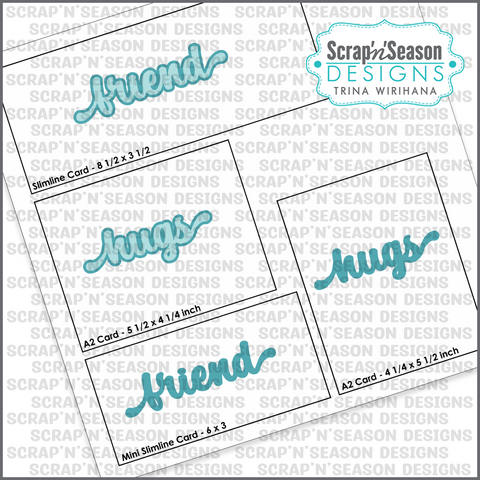 Digital Download - SVG - Trina's Fave Greetings 1