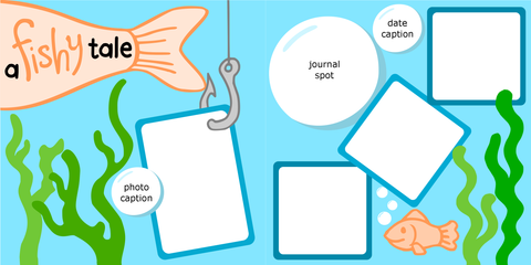 Digital Download - SVG - Fishy Tale