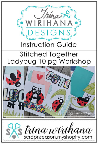 Digital Download - Instruction Guide - Stitched Together Ladybug