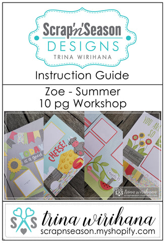 Digital Download - Instruction Guide - Zoe Summer