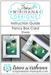 Fancy Box Card Sheep - Instructions