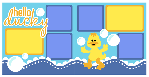 Digital Download - SVG - Hello Ducky