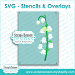 Layered Stencils - Lily of the Valley Flowers