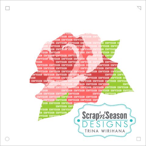 Digital Download - Layered Stencils - Rose