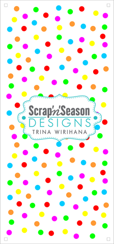 Digital Download - Layered Stencils - Party Confetti - Slimline