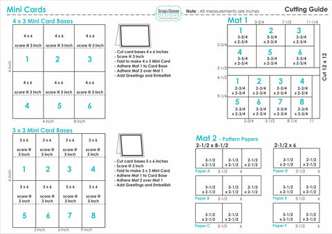 One Sheet Wonder - Mini Cards