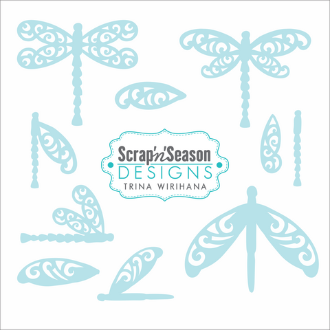 Digital Download - SVG Mini Collection - Dragonflies 2