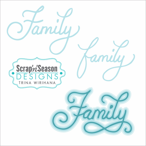 Digital Download - SVG Mini Collection - Family 1