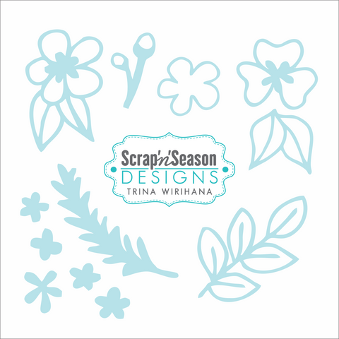 Digital Download - SVG Mini Collection - Floral 2