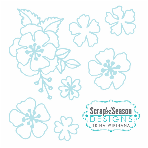 Digital Download - SVG Mini Collection - Floral 5