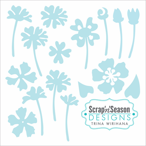 Digital Download - SVG Mini Collection - Floral 6