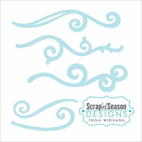 Digital Download - SVG Mini Collection - Flourish 2