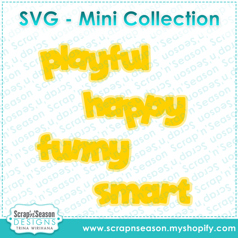Digital Download - SVG Scrapbook Titles - Collection 1