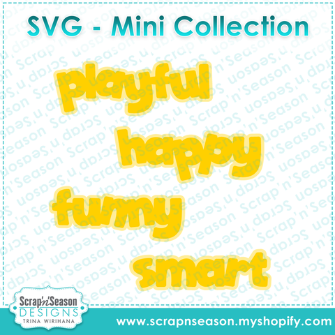 SVG Scrapbook Titles - Collection 1