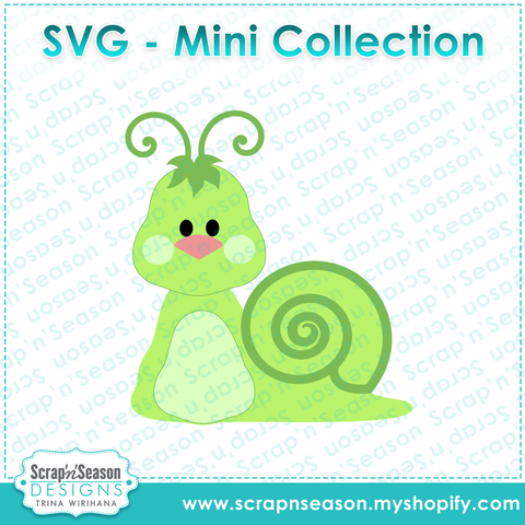 Digital Download - SVG - Snail