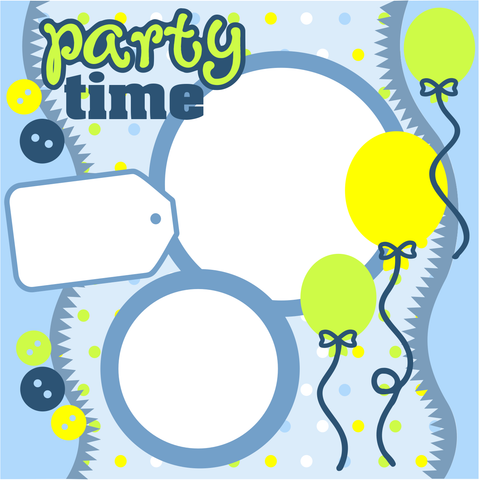 Digital Download - SVG - Party (Blue)