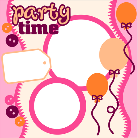 Digital Download - SVG - Party (Pink)