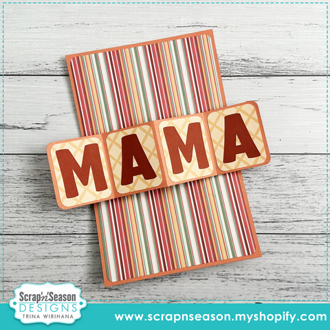 DL - 124.E Pivot Card - Mama, Mom, Mum