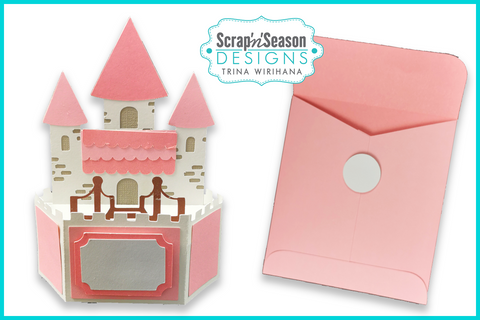 078. Popup Stage Card - Castle