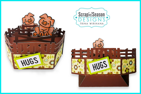 DL - 080. Popup Stage Card - Fence Base