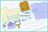 083. Popup Stage Card - Party Cake