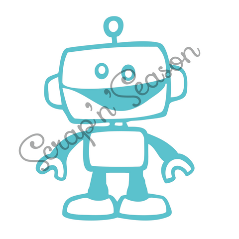 Digital Download - SVG - Robot 1