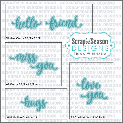 SVG - Greetings Collection 1 - Hello