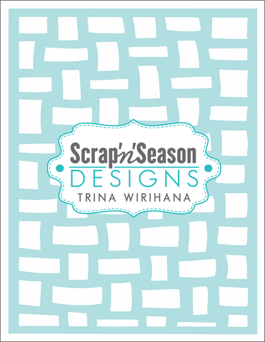 Digital Download - Stencil - Basket Weave