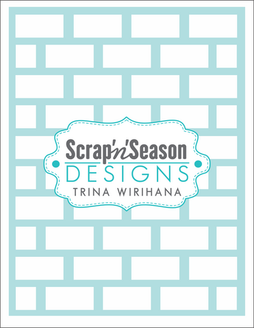 Digital Download - Stencil - Bricks 2