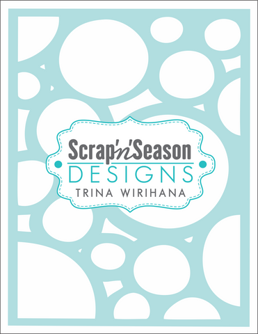 Digital Download - Stencil - Bubbles