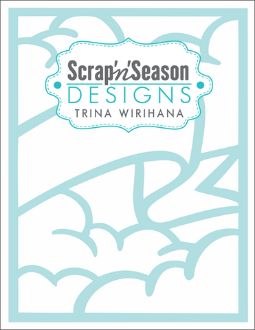 Digital Download - Stencil - Cloud (with banner)