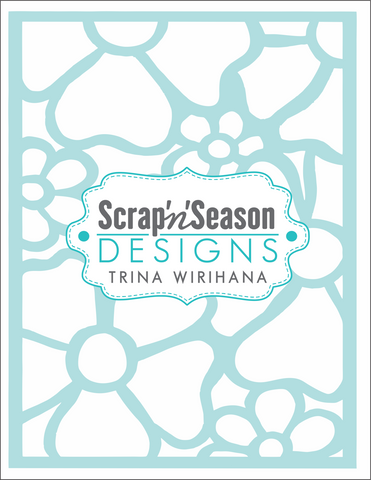 Digital Download - Stencil - Floral 3