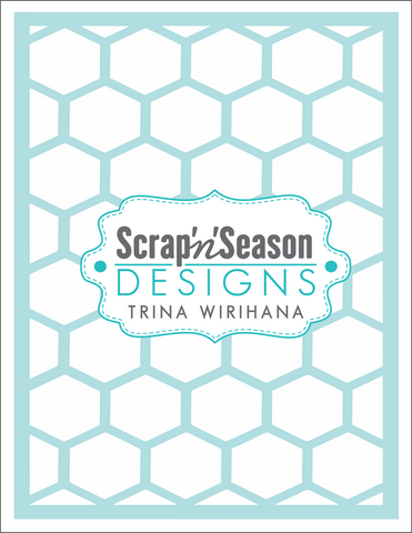 Digital Download - Stencil - Honeycomb