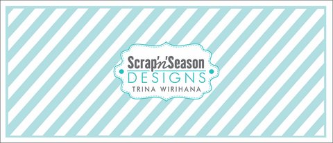 Digital Download - Stencil Slimline - Diagonal Stripes