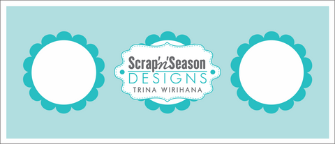 Digital Download - Stencil Slimline - Framed Windows A