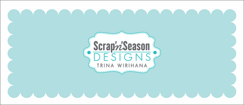 Digital Download - Stencil Slimline - Scallop Edge