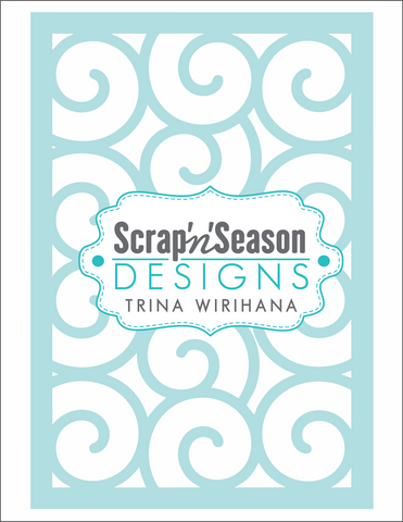 Digital Download - Stencil - Swirls 1