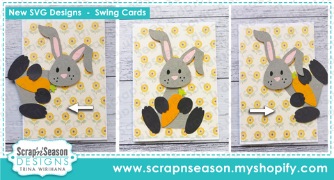 087. Swing Card - Bunny