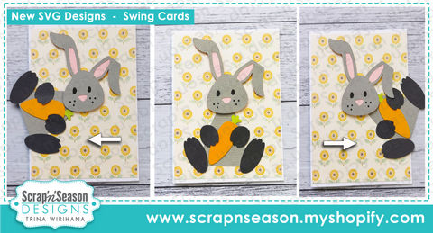 DL - 087. Swing Card - Bunny
