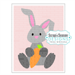 087. Swing Card - Bunny