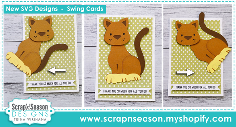 DL - 088. Swing Card - Cat