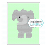 091. Swing Card - Elephant