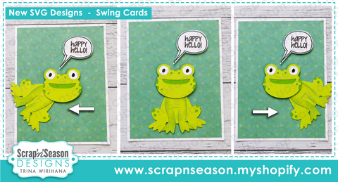 093. Swing Card - Frog