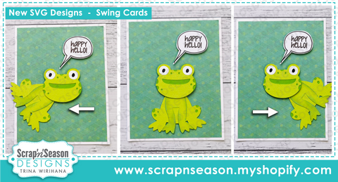 DL - 093. Swing Card - Frog
