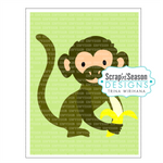 095. Swing Card - Monkey