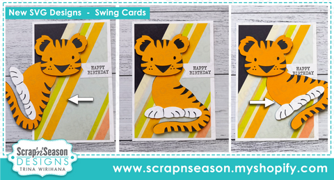 DL - 101. Swing Card - Tiger