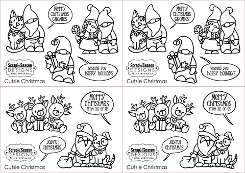Digital Kit - Cutsie Christmas