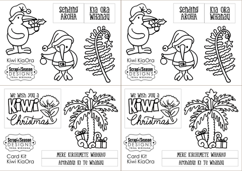 Digital Kit - Kiwi Christmas