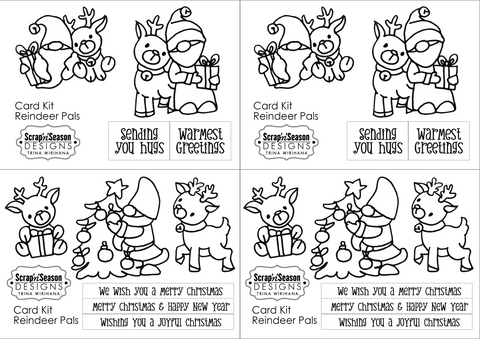 Digital Kit - Reindeer Pals